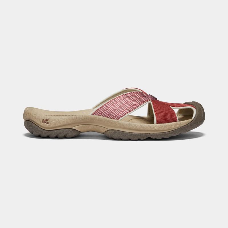 Sandalias Keen Bali Beach Closed-toe Para Mujer Rojos - Sandalias Keen Mexico (081536-WSZ)